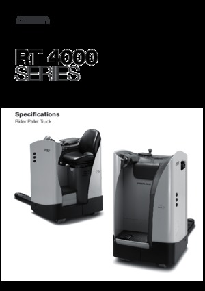 Transpaleți cu platformă, cu operare la mare înălțime Crown RT 4020-2.0