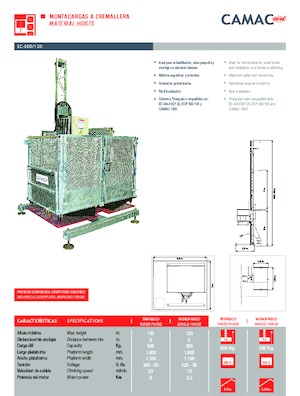 Trolii industriale CAMAC EC-600/120