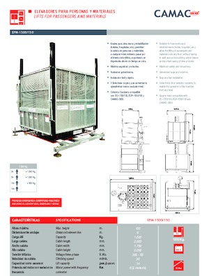 Trolii industriale CAMAC EPM-1500/150
