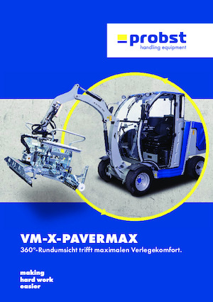 Mașini de montat pavele Probst VM-X-PAVERMAX comfort