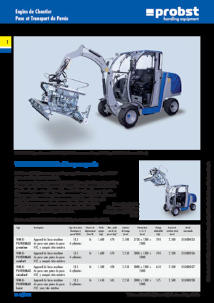 Mașini de montat pavele Probst VM-X-PAVERMAX comfort