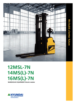 Stackere (transpaleți) mobile Hyundai 16 MS 7 N