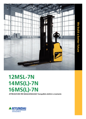 Stackere (transpaleți) mobile Hyundai 16 MS 7 N