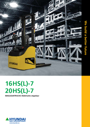 Stackere (transpaleți) mobile Hyundai 20 HSL 7