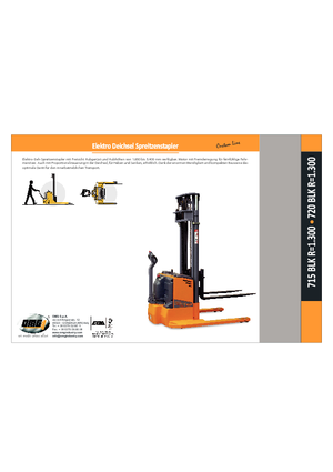 Stackere (transpaleți) mobile OMG 715 BLK 1300