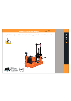 Stackere (transpaleți) mobile OMG 716 BLK-R