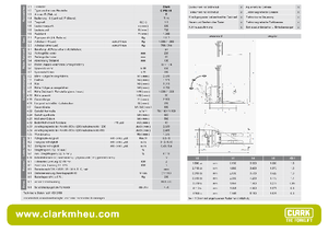 Stackere (transpaleți) mobile Clark CPSi 15