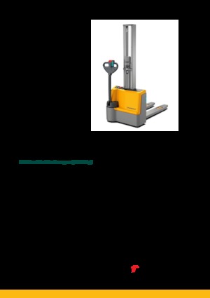 Stackere (transpaleți) mobile Jungheinrich EJC M10b E