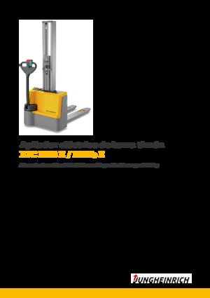 Stackere (transpaleți) mobile Jungheinrich EJC M10b E