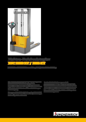 Stackere (transpaleți) mobile Jungheinrich EJC M13 ZT