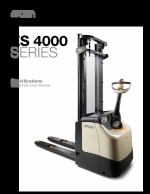 Stackere (transpaleți) mobile Crown ES 4000-35 TL-3260