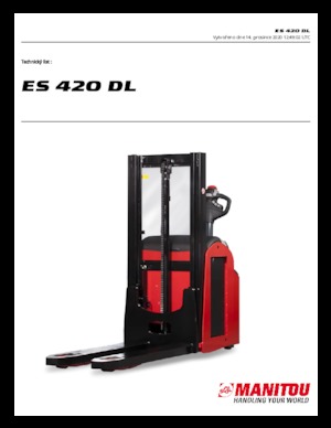 Stackere (transpaleți) mobile Manitou ES 420DL