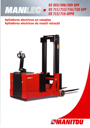 Stackere (transpaleți) mobile Manitou ES 711 GPF