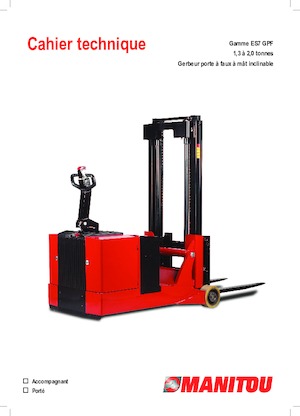 Stackere (transpaleți) mobile Manitou ES 713 GPF