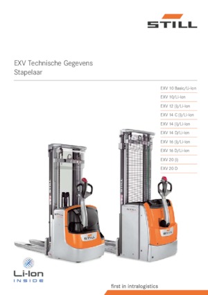 Stackere (transpaleți) mobile Still EXV 14 C