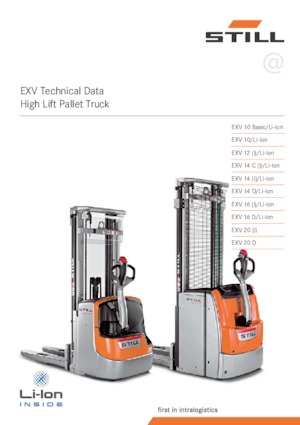 Stackere (transpaleți) mobile Still EXV 14 D