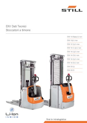 Stackere (transpaleți) mobile Still EXV 14 D