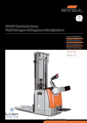 Stackere (transpaleți) mobile Still EXV-SF 16i