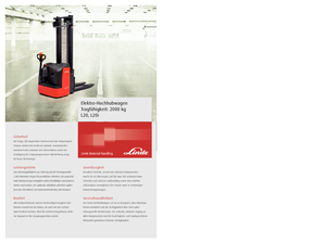 Stackere (transpaleți) mobile Linde L 20 i