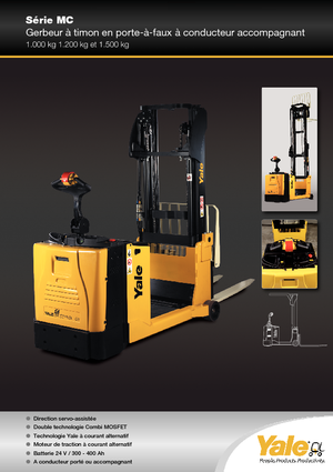 Stackere (transpaleți) mobile Yale MC12