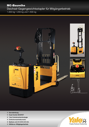 Stackere (transpaleți) mobile Yale MC12