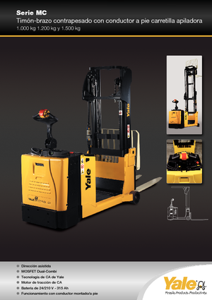 Stackere (transpaleți) mobile Yale MC12