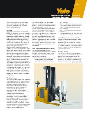 Stackere (transpaleți) mobile Yale MRW030-E