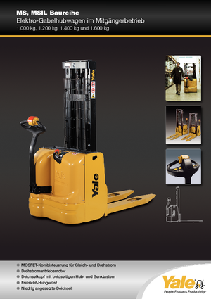 Stackere (transpaleți) mobile Yale MS10E