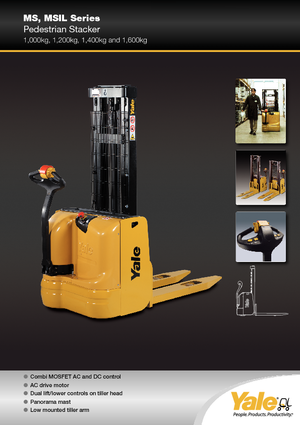 Stackere (transpaleți) mobile Yale MS10E
