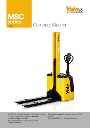Stackere (transpaleți) mobile Yale MSC10