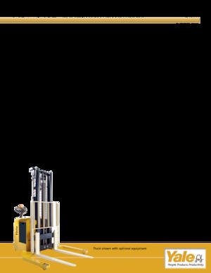 Stackere (transpaleți) mobile Yale MSW040-E