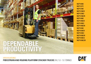 Stackere (transpaleți) mobile Caterpillar NSP12PC