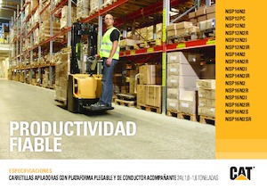 Stackere (transpaleți) mobile Caterpillar NSP12PC