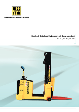 Stackere (transpaleți) mobile Hyster S1.2C