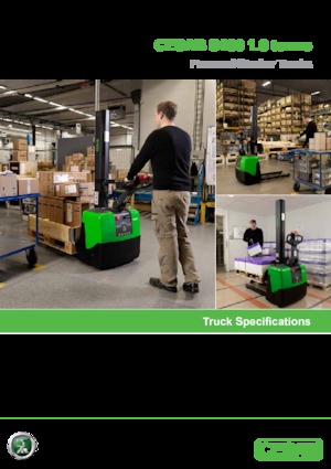 Stackere (transpaleți) mobile Cesab S 110 S