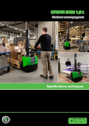 Stackere (transpaleți) mobile Cesab S 110 S