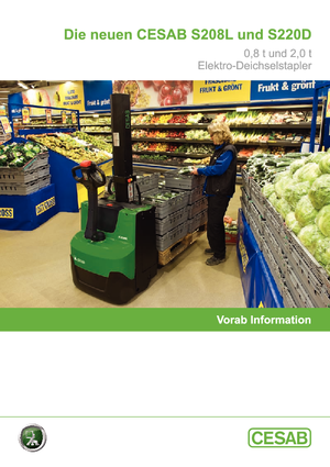 Stackere (transpaleți) mobile Cesab S 220 D