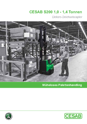Stackere (transpaleți) mobile Cesab S 212 L