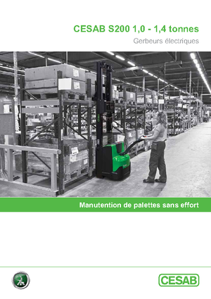 Stackere (transpaleți) mobile Cesab S 212 L