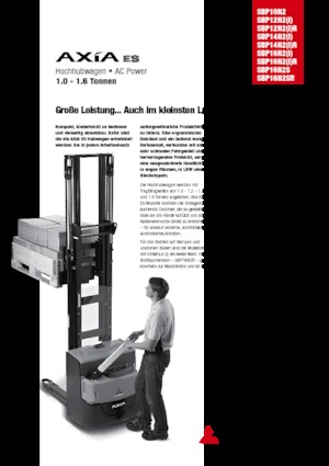 Stackere (transpaleți) mobile Mitsubishi SBP12N2iR