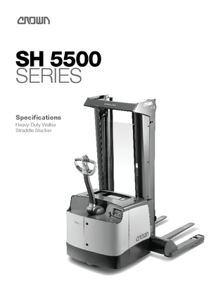 Stackere (transpaleți) mobile Crown SH 5540-1.8 TT