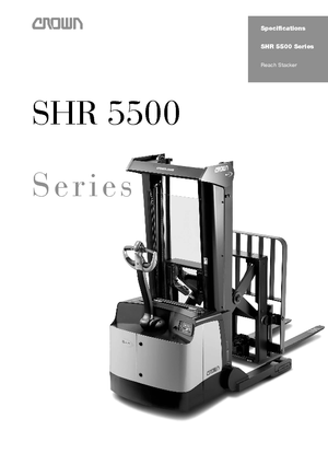 Stackere (transpaleți) mobile Crown SHR 5540-1.6 TL