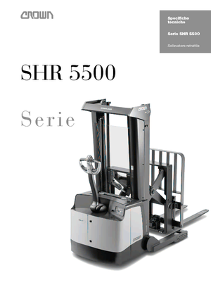 Stackere (transpaleți) mobile Crown SHR 5520-1.35 TL