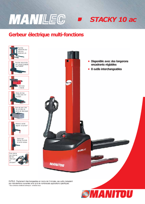 Stackere (transpaleți) mobile Manitou Stacky FR-D 28