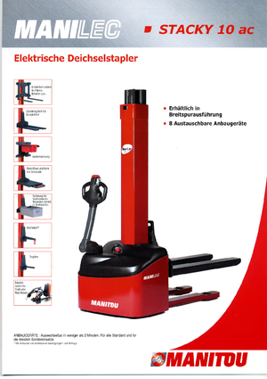 Stackere (transpaleți) mobile Manitou Stacky FR-D 28