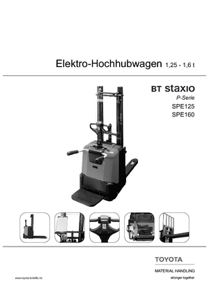 Stackere (transpaleți) mobile BT SPE 125
