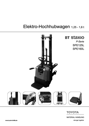 Stackere (transpaleți) mobile BT SPE 125 L