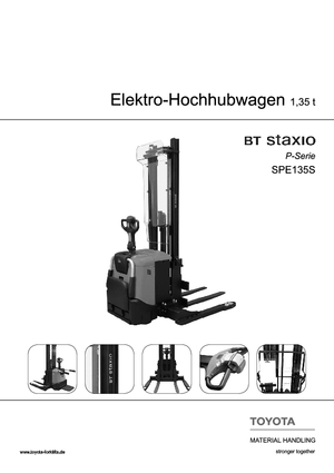 Stackere (transpaleți) mobile BT SPE 135 S