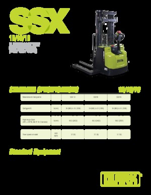 Stackere (transpaleți) mobile Clark SSX 18