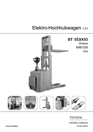 Stackere (transpaleți) mobile BT SWE 120 I 